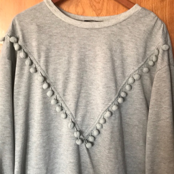 Shein 1x Long sweatshirt Gray. Perfect. - Picture 2 of 7